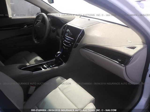 1G6AB5RX8F0115047 - 2015 CADILLAC ATS LUXURY WHITE photo 5