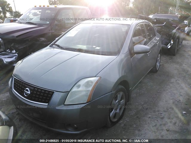 3N1AB61E98L706168 - 2008 NISSAN SENTRA 2.0/2.0S/2.0SL GRAY photo 2