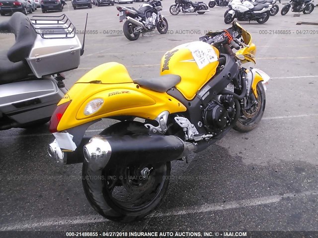 JS1GX72A782111728 - 2008 SUZUKI GSX1300 R YELLOW photo 4