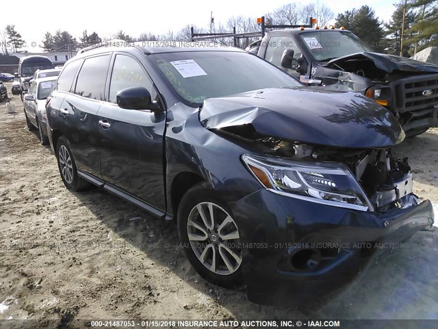 5N1AR2MNXGC604591 - 2016 NISSAN PATHFINDER S/SV/SL/PLATINUM 蓝色 照片 1