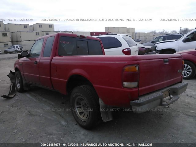1FTYR14VXXPB94462 - 1999 FORD RANGER SUPER CAB RED photo 3