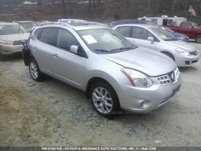 JN8AS5MV2BW254797 - 2011 NISSAN ROGUE S/SV/KROM SILVER photo 1