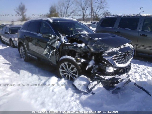 JM3TCBEY4H0137959 - 2017 MAZDA CX-9 SIGNATURE GRAY photo 1