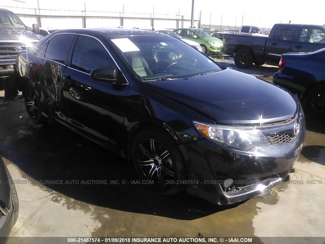 4T1BF1FK2CU130649 - 2012 TOYOTA CAMRY SE/LE/XLE GRAY photo 1