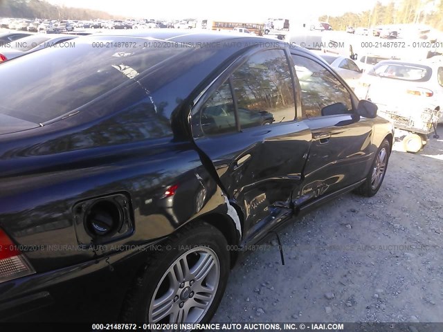 YV1RS592582680846 - 2008 VOLVO S60 2.5T BLUE photo 6