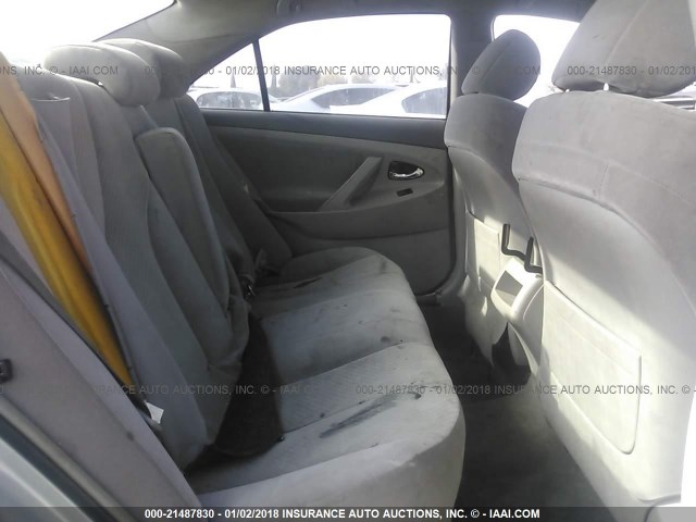 4T1BE46K37U566971 - 2007 TOYOTA CAMRY NEW GENERAT CE/LE/XLE/SE SILVER photo 8