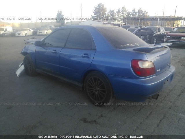 JF1GD29693G507244 - 2003 SUBARU IMPREZA WRX BLUE photo 3