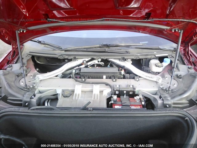 5YJSA1E28HF192240 - 2017 TESLA MODEL S RED photo 10