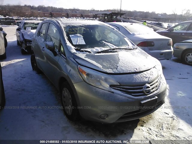 3N1CE2CP6FL376462 - 2015 NISSAN VERSA NOTE S/S PLUS/SV/SL/SR SILVER photo 1