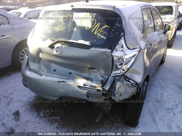 3N1CE2CP6FL376462 - 2015 NISSAN VERSA NOTE S/S PLUS/SV/SL/SR SILVER photo 6