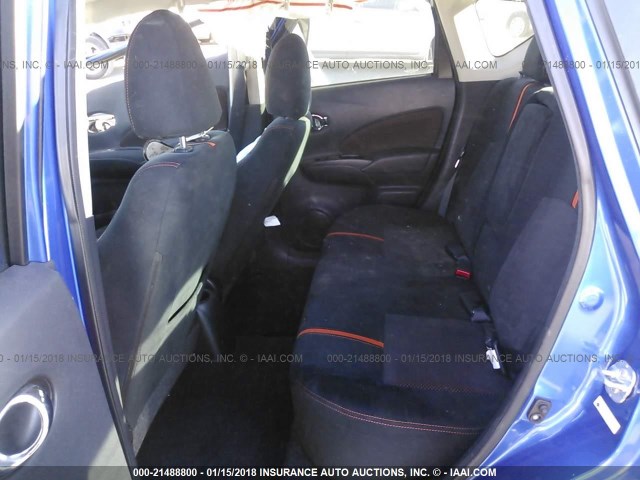 3N1CE2CP1FL448751 - 2015 NISSAN VERSA NOTE S/S PLUS/SV/SL/SR BLUE photo 8