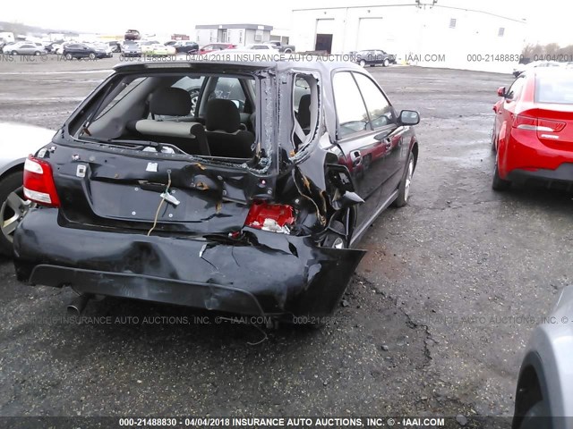 JF4GG61625G057209 - 2005 SAAB 9-2 LINEAR BLACK photo 4