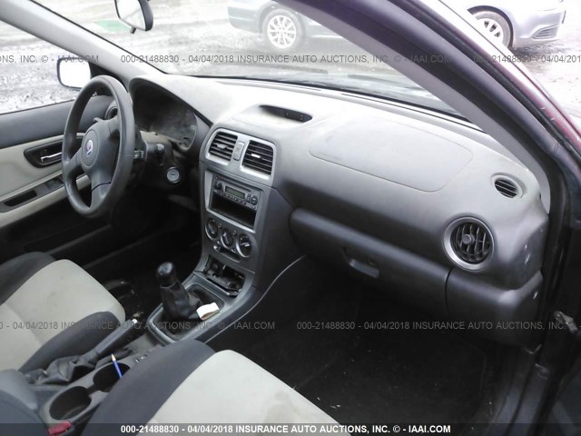 JF4GG61625G057209 - 2005 SAAB 9-2 LINEAR BLACK photo 5