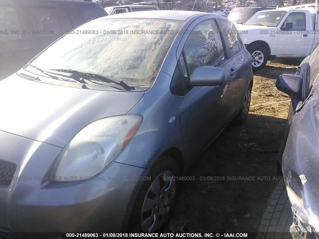 JTDJT923X75050747 - 2007 TOYOTA YARIS SILVER photo 2