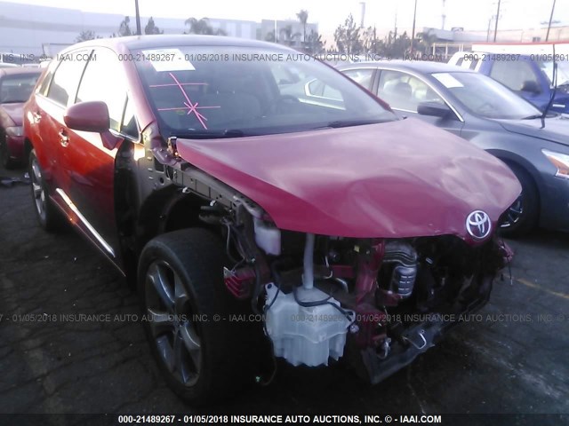 4T3ZK3BB6BU040728 - 2011 TOYOTA VENZA RED photo 1