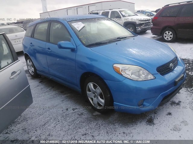 2T1KR32E58C707976 - 2008 TOYOTA COROLLA MATRIX XR BLUE photo 1