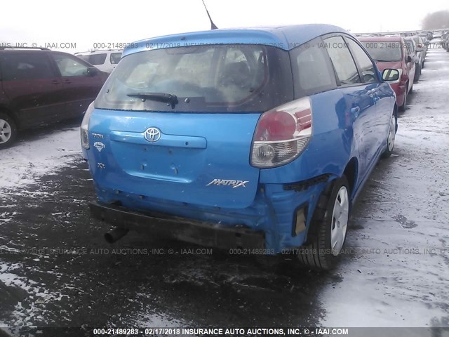 2T1KR32E58C707976 - 2008 TOYOTA COROLLA MATRIX XR BLUE photo 6