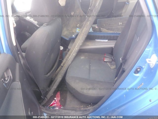 2T1KR32E58C707976 - 2008 TOYOTA COROLLA MATRIX XR BLUE photo 8