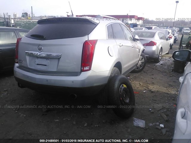 3GYFNDEY7BS649690 - 2011 CADILLAC SRX LUXURY COLLECTION SILVER photo 4