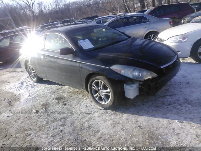 4T1CE30P68U762665 - 2008 TOYOTA CAMRY SOLARA SE/SLE/SPORT BLACK photo 1