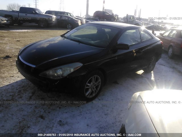 4T1CE30P68U762665 - 2008 TOYOTA CAMRY SOLARA SE/SLE/SPORT BLACK photo 2