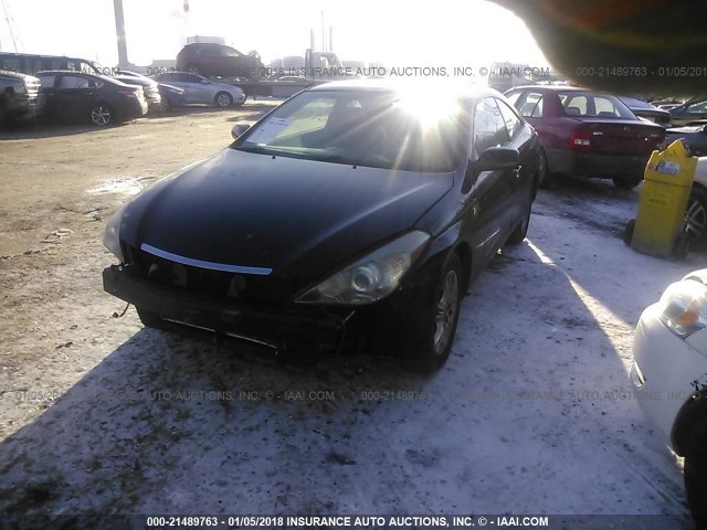 4T1CE30P68U762665 - 2008 TOYOTA CAMRY SOLARA SE/SLE/SPORT BLACK photo 6