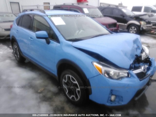 JF2GPABC0H8210880 - 2017 SUBARU CROSSTREK PREMIUM BLUE photo 1