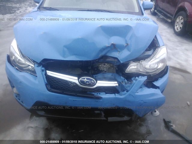 JF2GPABC0H8210880 - 2017 SUBARU CROSSTREK PREMIUM ლურჯი ფოტო 6