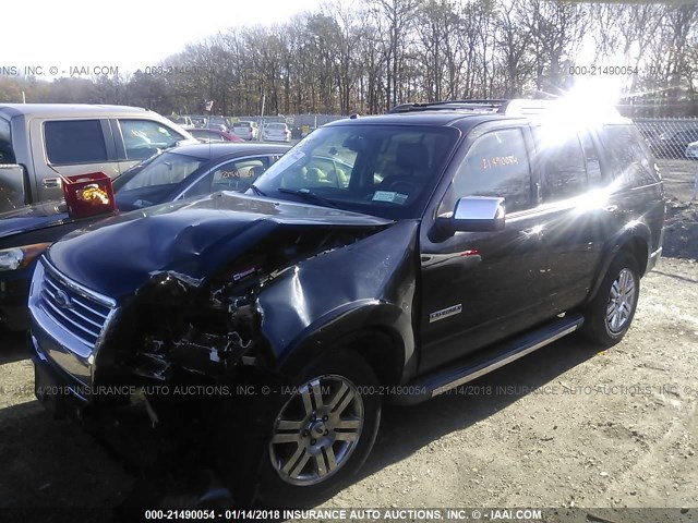 1FMEU75E08UB18654 - 2008 FORD EXPLORER LIMITED BLACK photo 2