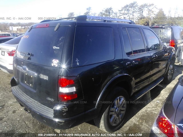 1FMEU75E08UB18654 - 2008 FORD EXPLORER LIMITED 黑色 照片 4