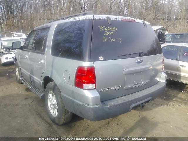 1FMPU16516LA72632 - 2006 FORD EXPEDITION XLT SILVER photo 3
