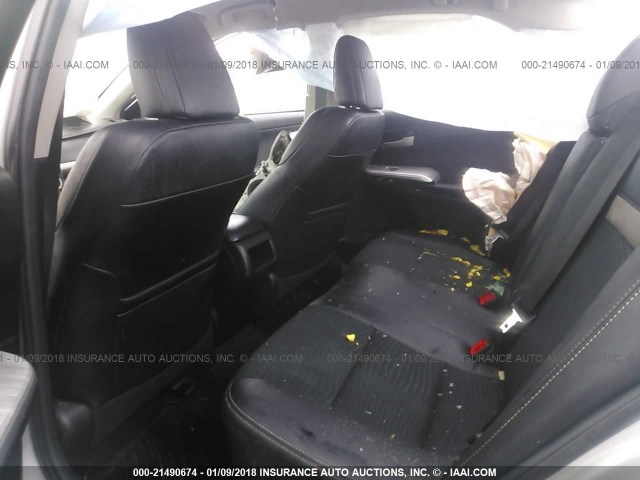 4T1BF1FK8CU176986 - 2012 TOYOTA CAMRY SE/LE/XLE 银色 照片 8
