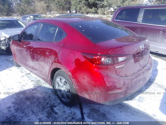 3MZBM1U78FM148765 - 2015 MAZDA 3 SPORT RED photo 3