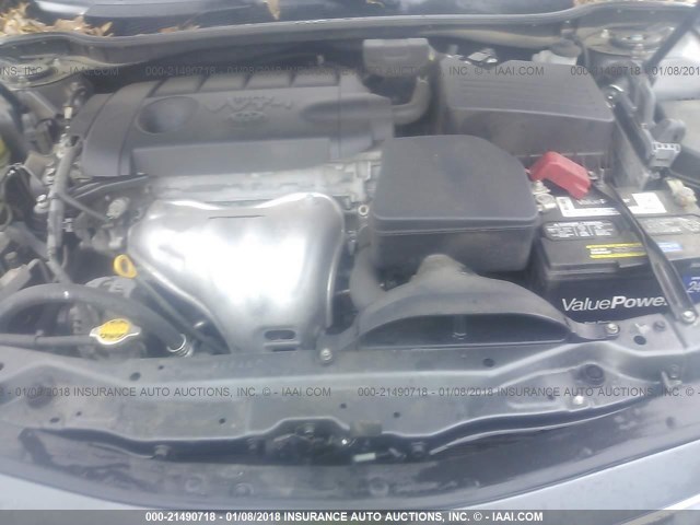 4T1BF3EK1BU707697 - 2011 TOYOTA CAMRY SE/LE/XLE Серый фото 10