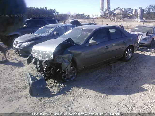 1G6DM57T660107259 - 2006 CADILLAC CTS GRAY photo 2