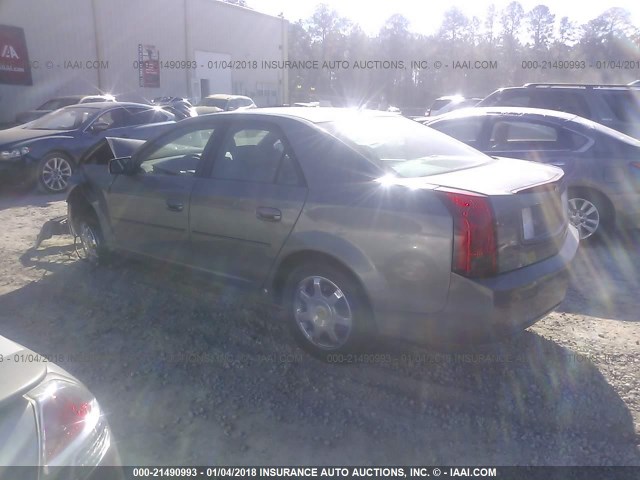 1G6DM57T660107259 - 2006 CADILLAC CTS GRAY photo 3