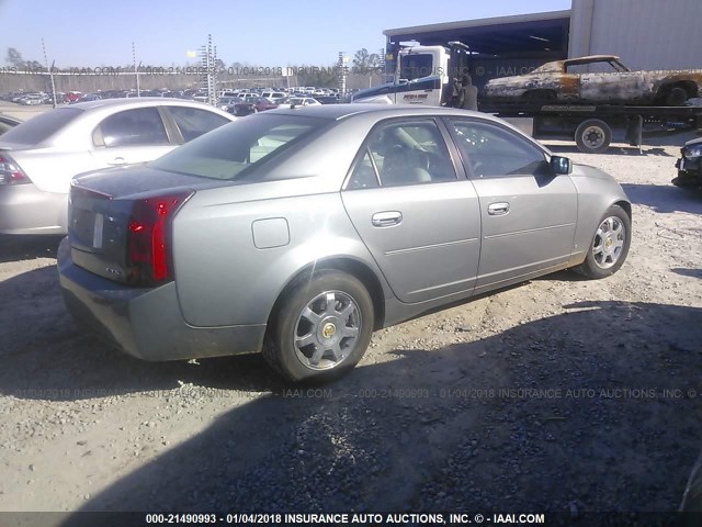 1G6DM57T660107259 - 2006 CADILLAC CTS GRAY photo 4