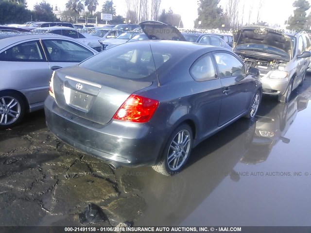 JTKDE167160137169 - 2006 TOYOTA SCION TC 灰色 照片 4