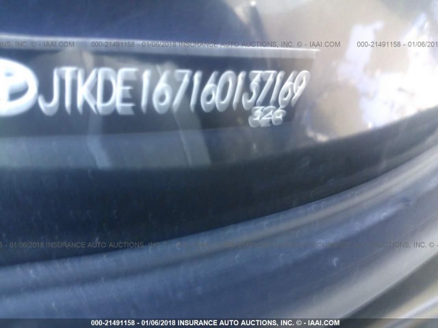 JTKDE167160137169 - 2006 TOYOTA SCION TC 灰色 照片 9