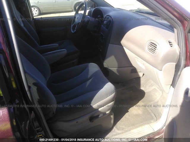 1B4GP24342B601958 - 2002 DODGE GRAND CARAVAN SE BURGUNDY photo 5