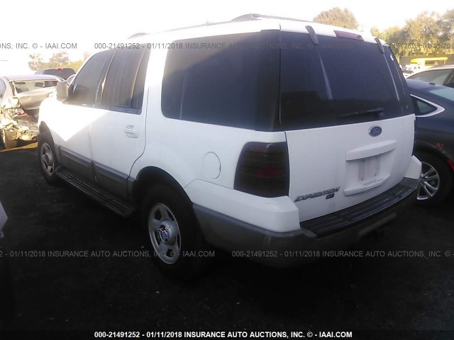 1FMPU16L63LB08907 - 2003 FORD EXPEDITION XLT WHITE photo 3