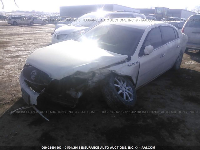 1G4HD57256U181038 - 2006 BUICK LUCERNE CXL WHITE photo 2