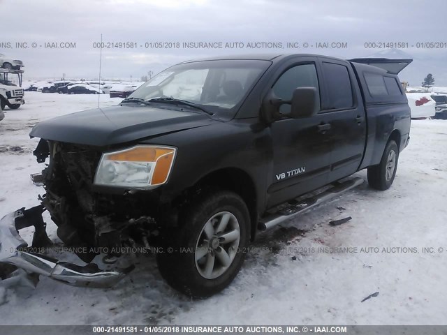 1N6AA0FC3AN302810 - 2010 NISSAN TITAN XE/SE/LE/PRO-4X BLACK photo 2