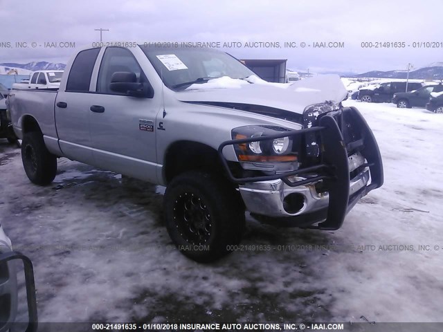 3D7KS28A68G193425 - 2008 DODGE RAM 2500 ST/SLT SILVER photo 1