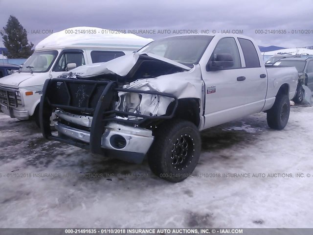 3D7KS28A68G193425 - 2008 DODGE RAM 2500 ST/SLT SILVER photo 2