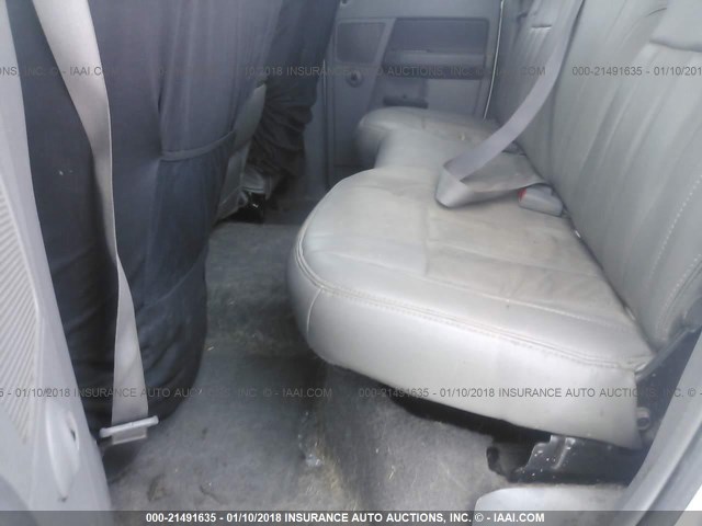 3D7KS28A68G193425 - 2008 DODGE RAM 2500 ST/SLT 银色 照片 8