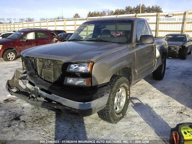 1GCEK14T03Z181319 - 2003 CHEVROLET SILVERADO K1500 GRAY photo 2