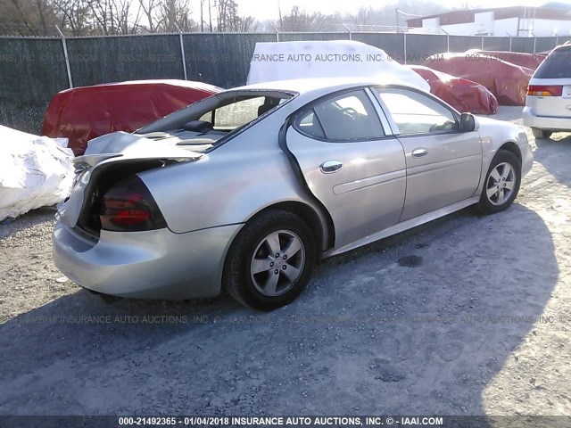 2G2WP552271119152 - 2007 PONTIAC GRAND PRIX SILVER photo 4