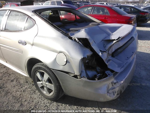 2G2WP552271119152 - 2007 PONTIAC GRAND PRIX SILVER photo 6
