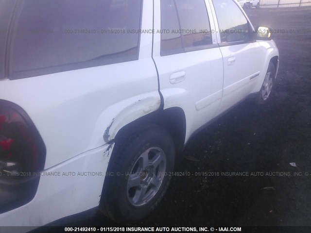 1GNDT13S342116015 - 2004 CHEVROLET TRAILBLAZER LS/LT WHITE photo 6